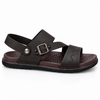 Heritage Brown Buckle Sandals for Men