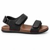 Dark Brown Double Strap Sandals for Men