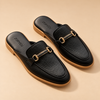 ZORVEN Classic Bar Loafer Mules