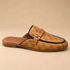 ZORVEN Monogram Loafer Mules