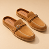 ZORVEN Buckle Loafer Mules