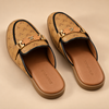 ZORVEN Monogram Loafer Mules