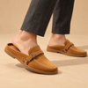 ZORVEN Buckle Loafer Mules