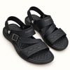 Zorven Ridge Black Comfort Sandals
