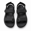 Zorven Metro Black Comfort Sandals