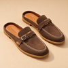 ZORVEN Buckle Loafer Mules