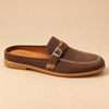 ZORVEN Buckle Loafer Mules