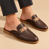 ZORVEN Monogram Loafer Mules
