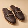 ZORVEN Classic Bar Loafer Mules