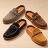 ZORVEN Buckle Loafer Mules