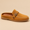 ZORVEN Buckle Loafer Mules