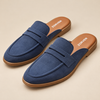 ZORVEN Penny Loafer Mules