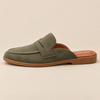 ZORVEN Penny Loafer Mules