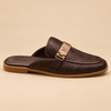 ZORVEN Monogram Loafer Mules