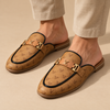 ZORVEN Monogram Loafer Mules