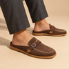 ZORVEN Buckle Loafer Mules