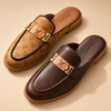 ZORVEN Monogram Loafer Mules