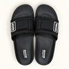 Zorven Active Black Comfort Slides