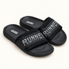 Zorven Sprint Black Comfort Slides