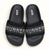 Zorven Sprint Black Comfort Slides