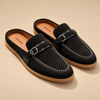 ZORVEN Buckle Loafer Mules