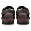 Heritage Brown Buckle Sandals for Men